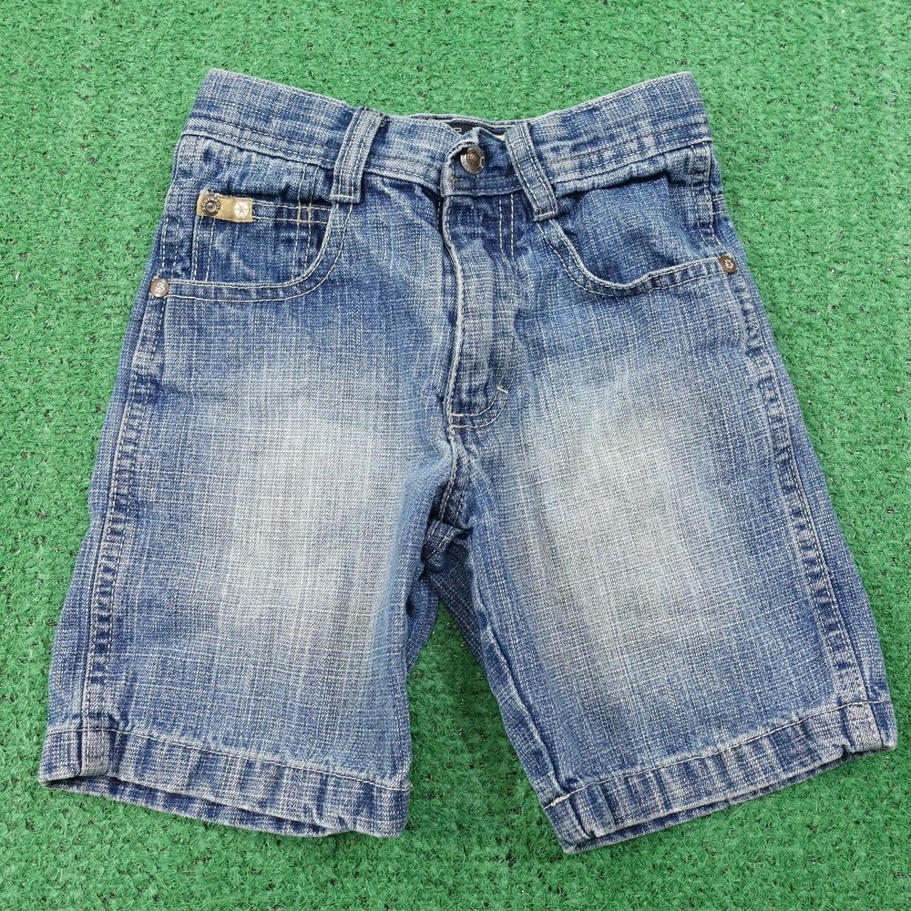 Southpole Shorts Boys Size 4 Blue Denim Distressed Casual Jean Youth TODDLER?